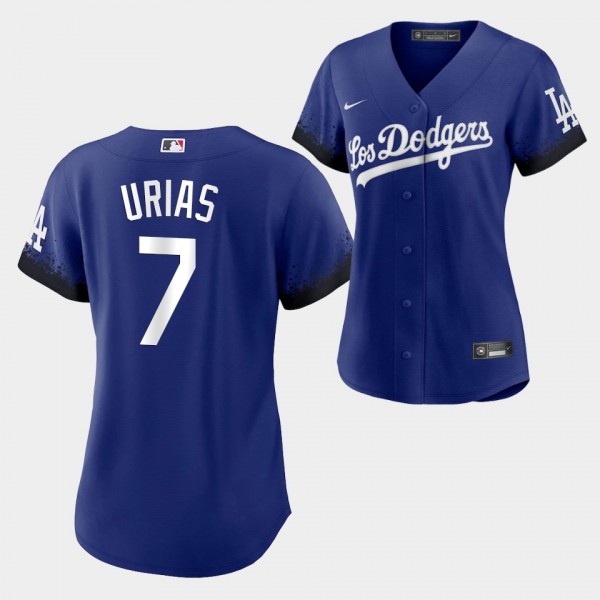 Women's 2021 City Connect #7 Julio Urias Los Angeles Dodgers Replica Jersey - Royal