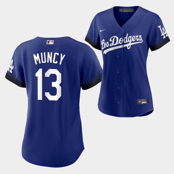 Women's 2021 City Connect #13 Max Muncy Los Angeles Dodgers Replica Jersey - Royal