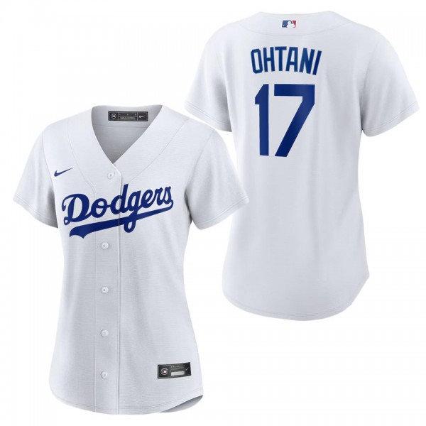 Women's Los Angeles Dodgers Shohei Ohtani White Ho...