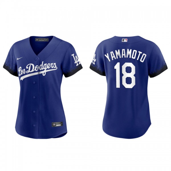 Women's Los Angeles Dodgers Yoshinobu Yamamoto Roy...
