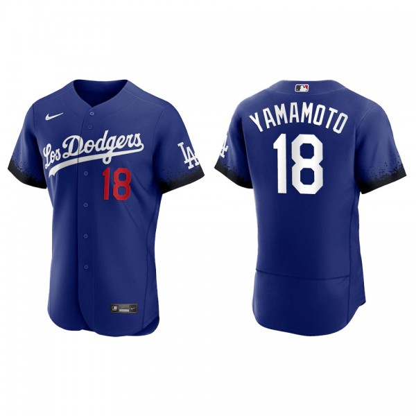 Men's Los Angeles Dodgers Yoshinobu Yamamoto Royal...