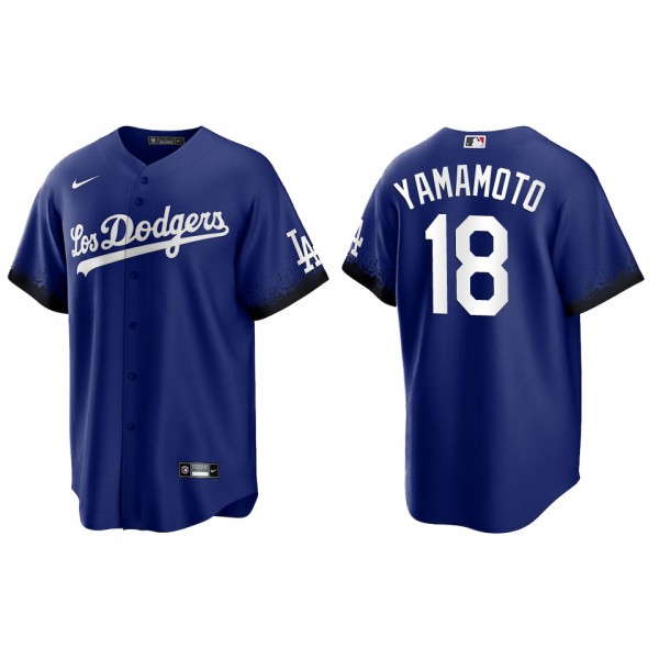 Men's Los Angeles Dodgers Yoshinobu Yamamoto Royal...