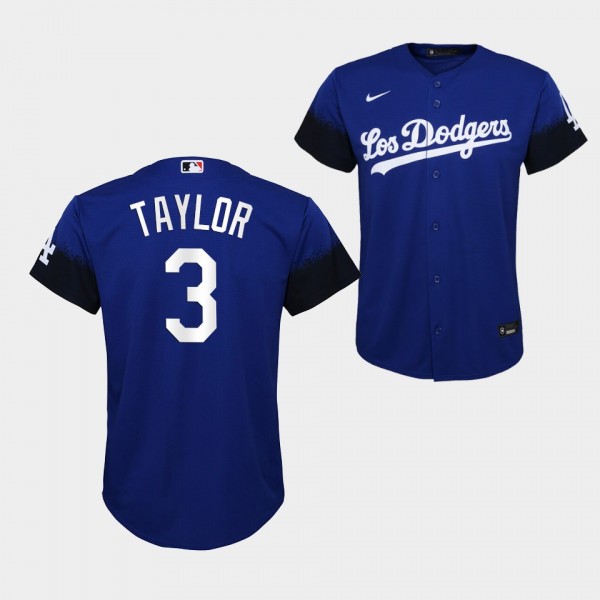 Chris Taylor Los Angeles Dodgers Replica 2021 City Connect Youth Jersey Royal