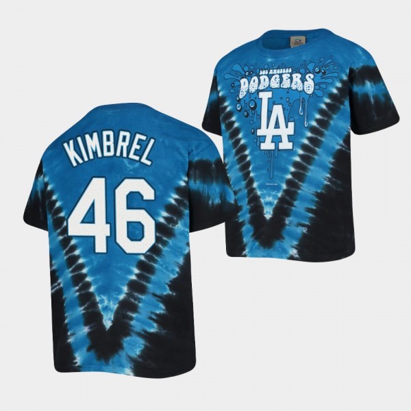 Youth Craig Kimbrel Los Angeles Dodgers Tie-Dye Th...