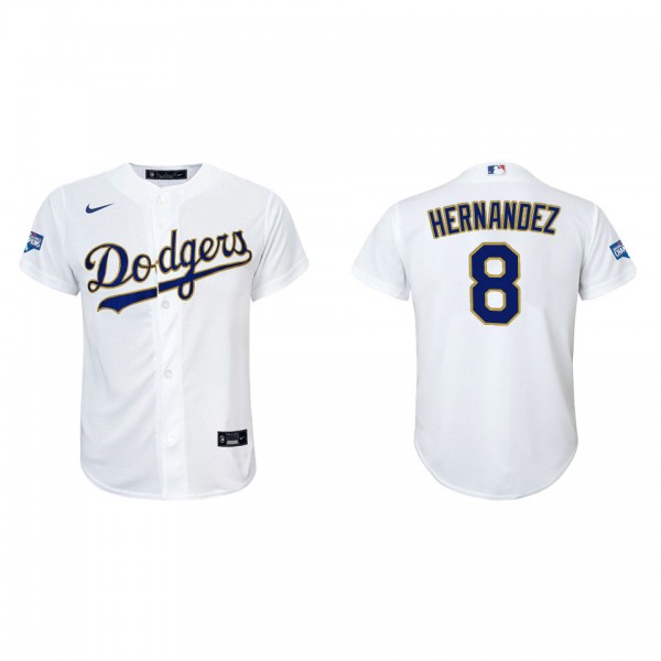 Youth Los Angeles Dodgers Enrique Hernandez White ...