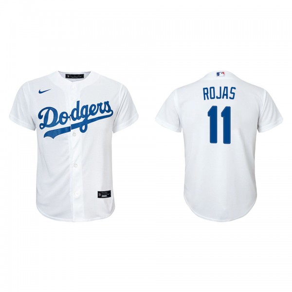 Youth Miguel Rojas Los Angeles Dodgers White Repli...
