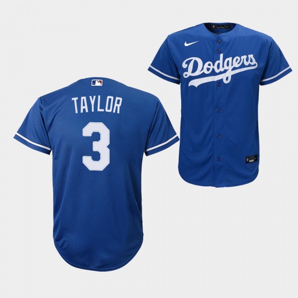 Youth #3 Chris Taylor Los Angeles Dodgers Replica ...